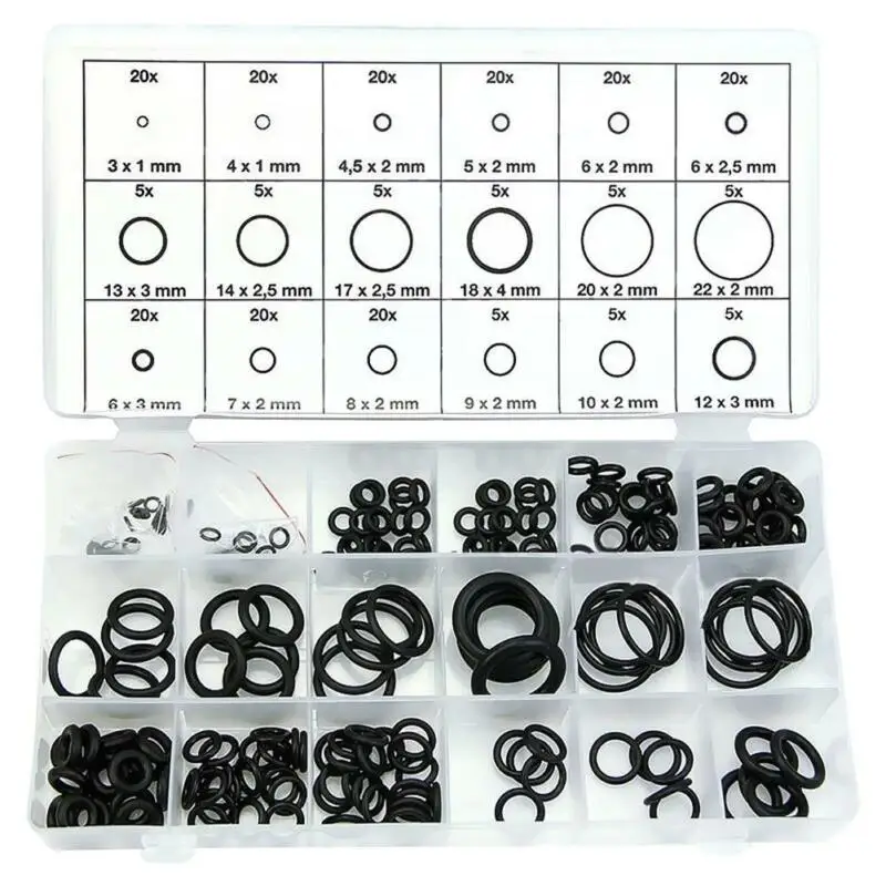 

Paintball O Ring Gaskets Set Black Assortment Hydraulic Wear Resistance
