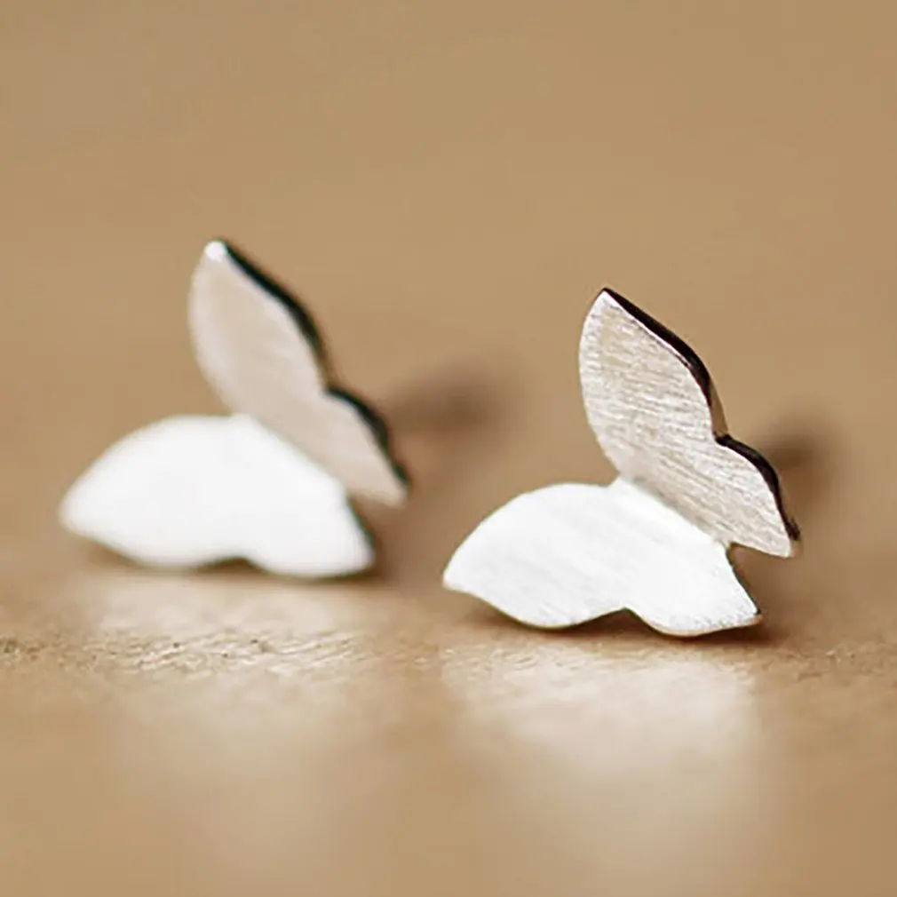 Простые украшения для ушных колец серьги в виде бабочек серьги-гвоздики