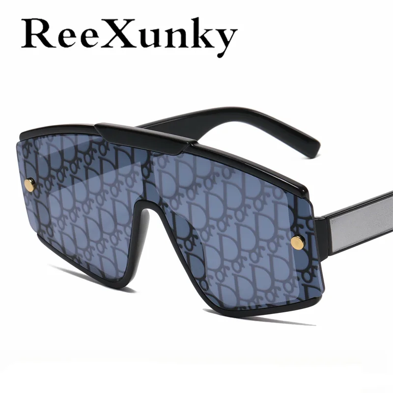 

Новинка 2021, винтажные брендовые дизайнерские солнцезащитные очки, женские модные оверсайз зеркальные солнцезащитные очки для мужчин, ретр...