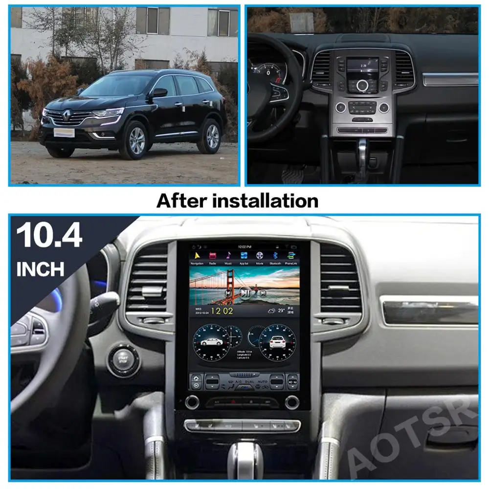 Автомагнитола AOTSR 2 Din Android 9 для Renault Koleos 2016-2019 GPS-навигация DSP Авторадио | Автомобили