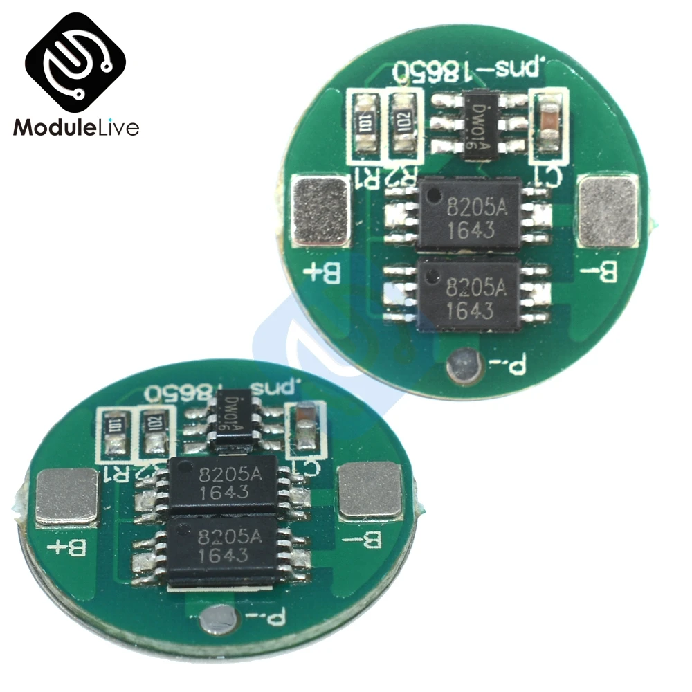 Плата защиты двойной МОП батареи 1 шт. для литиевой 18650 3 цепи обнаружения Diy Kit