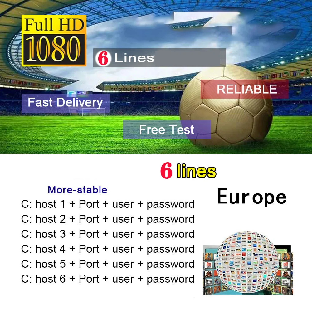 

Spain stable ccams 3-8 lines for Europe support Portugal Germany Netherlands is compatible with speaker satellite TV