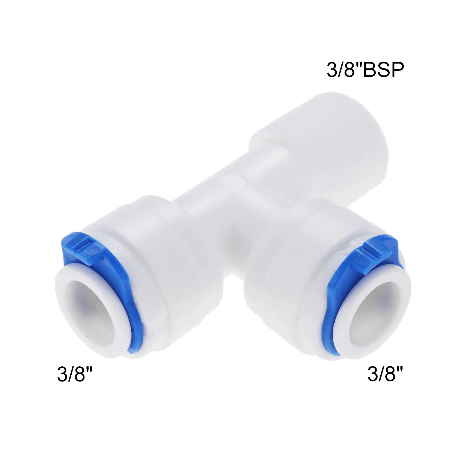 2 шт. RO Quick Pipe Fitting T Shape Tee 3/8 &quotOD Hose-3/8" Male Therad-3/8 Hose Water Plastic Coupling Connector Adapter |
