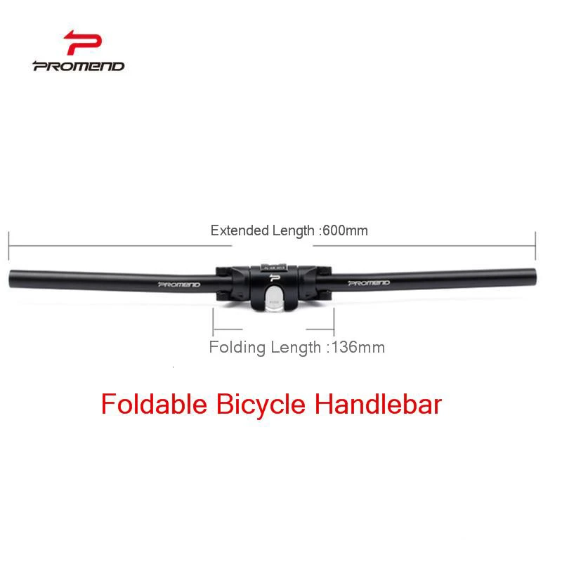 Promend 6061 складной руль для велосипеда из алюминиевого сплава диаметром 22 мм MTB Moutain