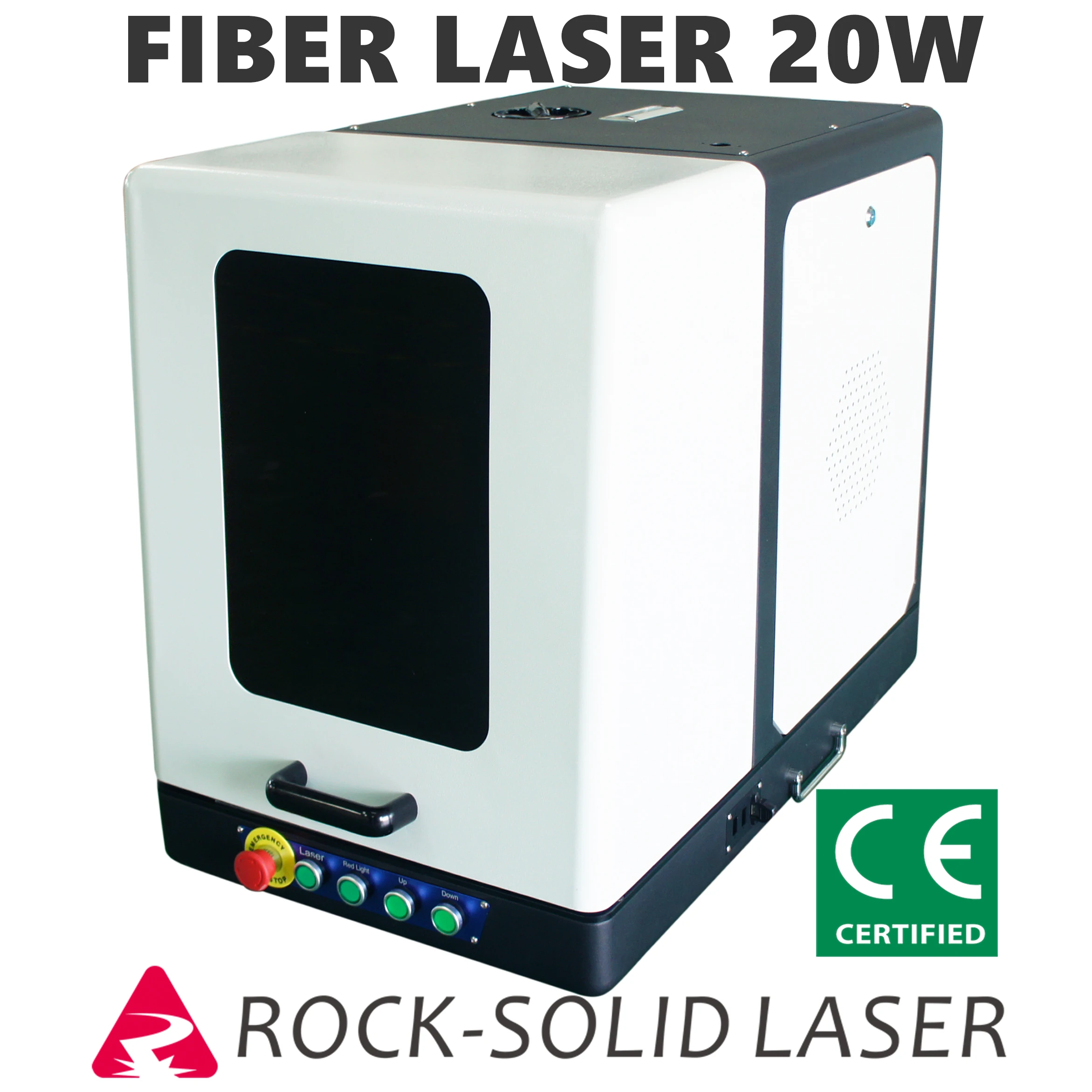 Закрытая волоконная лазерная маркировочная машина маленький портативный лазер