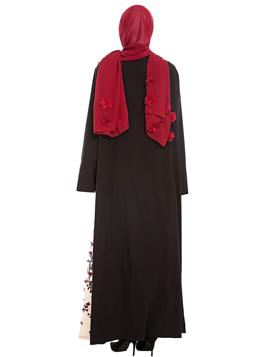 Абая потоком женщин Кафтан Marocain висячий для мусульман Дубай Ближний Восток мода