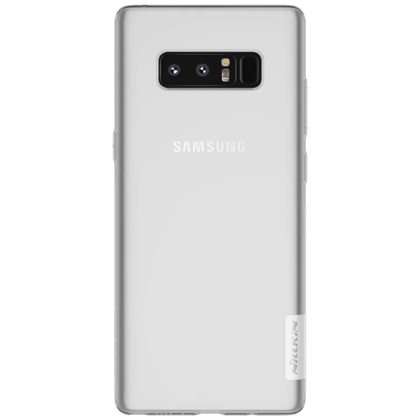 Clear Для samsung Galaxy Note 8 чехол Nillkin натуральный прозрачный мягкий кремний ТПУ защитный чехол для samsung Note8 задняя крышка - Цвет: Clear