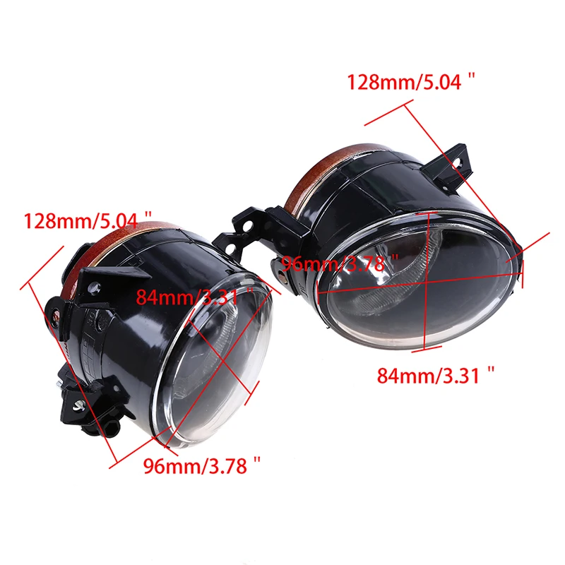 Передний Боковой бампер POSSBAY противотуманные фары подходят для 2004 2010 VW Jetta / Bora Golf