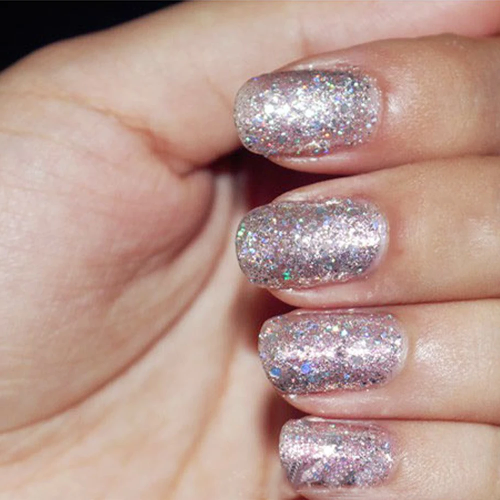 Лазерный пигмент блестящий порошок сияющая краска Радужный 50 г для украшения