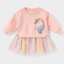 Vestido de primavera y otoño para niñas...