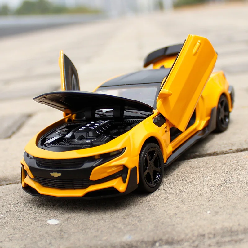 Новинка 1:32 модель автомобиля Chevrolet Camaro из сплава игрушечные машинки бесплатная