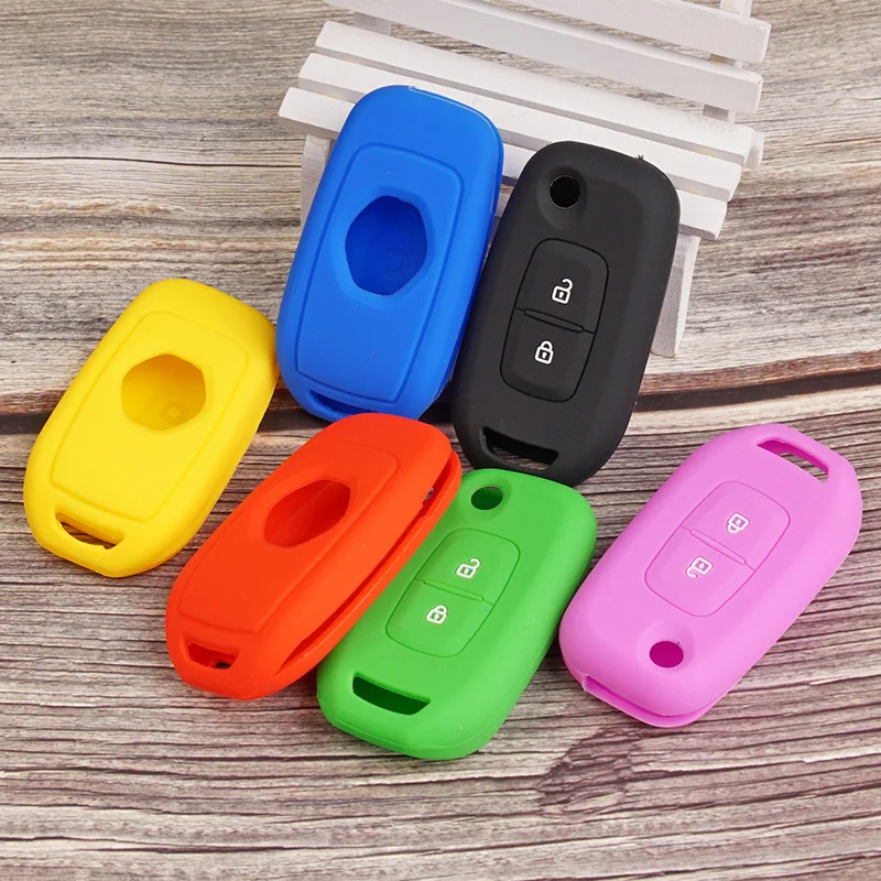 Силиконовый резиновый брелок для ключей защитный чехол Renault duster Sandero Stepway 2020 logan