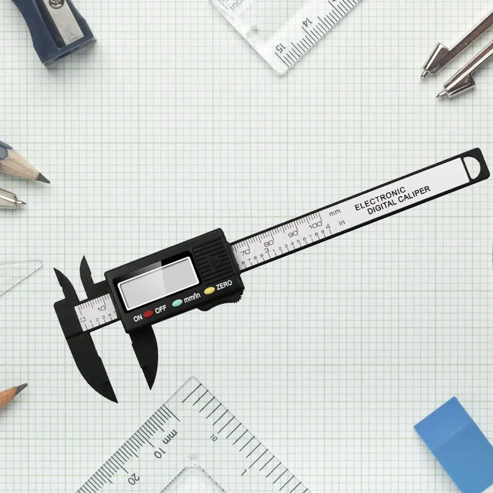 Electronic Digital Display Vernier Caliper 0-150Mm Plastic Digital Display Caliper Measurement Tool Inner Diameter