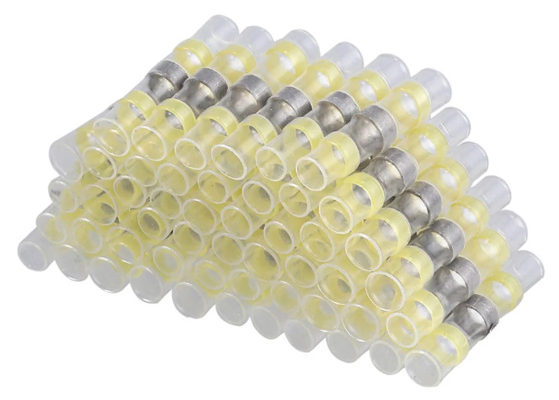 

30Pcs WaterproofHeat Shrink Sordering Terminals Seal Solder Sleeve Tube Insulated Butt Electrical Wire Connectors 26-10 AWG Kit
