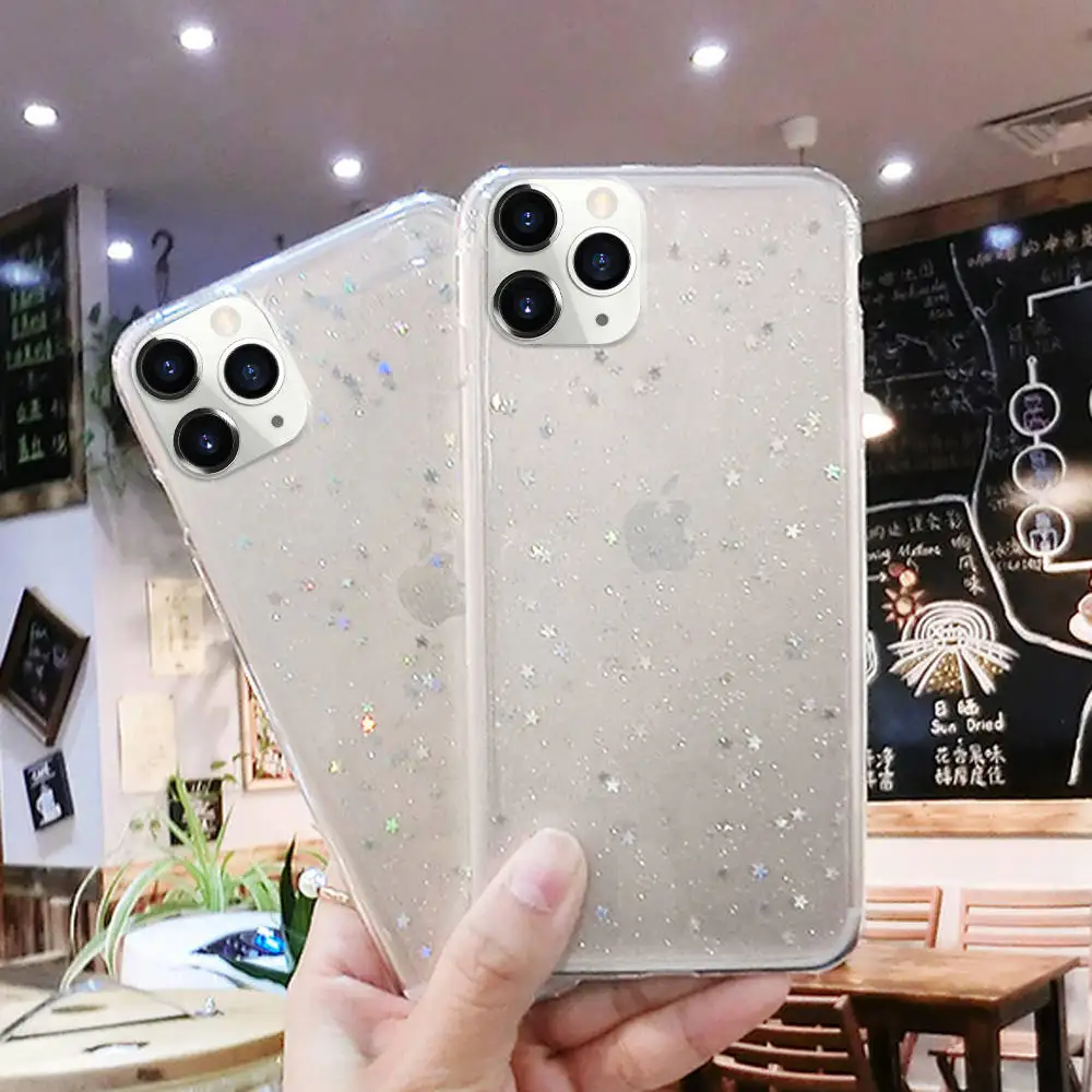 LAPOPNUT Spark блестящие звезды прозрачный мягкий чехол для Huawei P30 Pro P20 Lite Mate 20