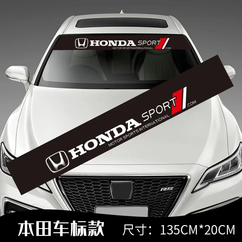 Подходит для передних наклеек Honda автомобильных на переднее и заднее ветровое