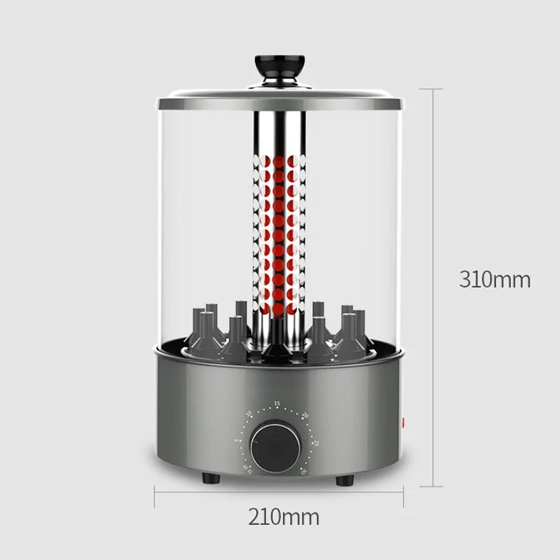 household skewers electric vertical grill barbecue self baking machine barbecue grill automatic rotating smokeless grill free global shipping