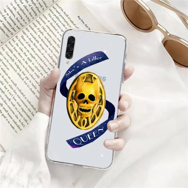 

Anime JoJo Killer Queen Phone Case Transparent for xiaomi 11 redmi note 9 8 s pro Samsung A 71 51 21S S 20 fe 10 9 8 plus