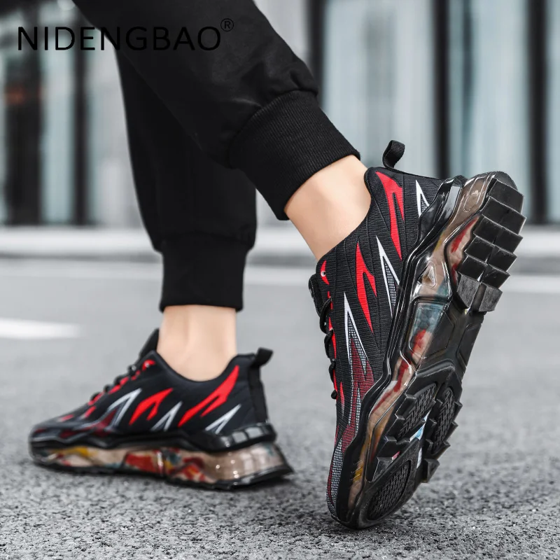 Men's Sports Shoes Fashion Sneakers Breathable Height Increasing Trend Casual Streewear Non Slip Zapatillas Hombre Men Chaussure