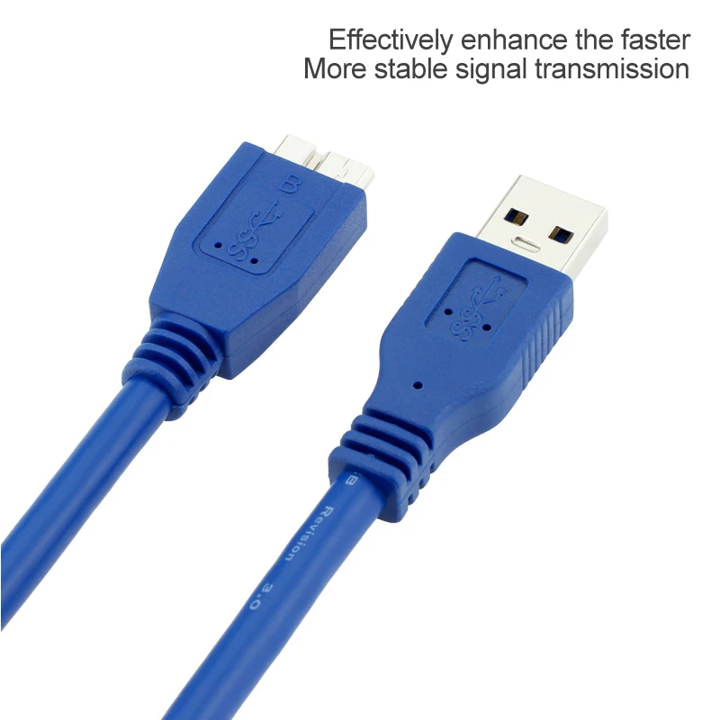 USB 3 0 штекер A к Micro B Кабель для передачи данных Шнур высокоскоростные внешние