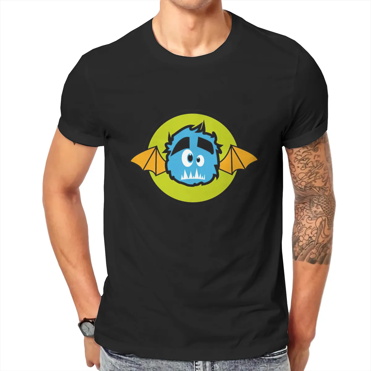 

Little Monster Bat Bat T shirt Men T shirt summer T-shirt