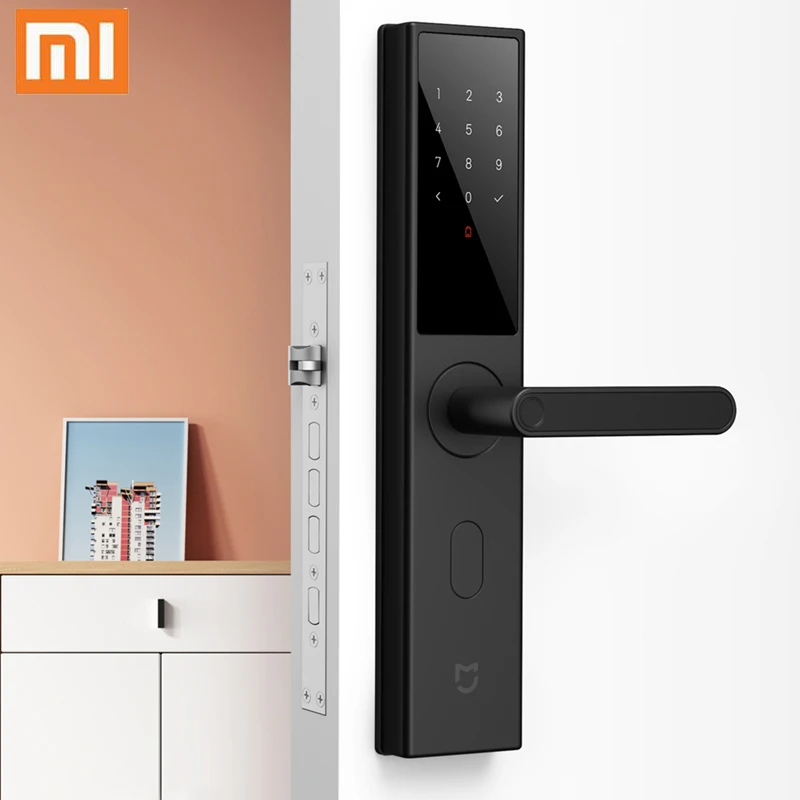

Xiaomi Mijia Youth Version Smart Fingerprint Lock Smart Keyless Password bluetooth-compatible Unlock Detect Alarm Work Mi Home