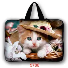 Funny Cat Laptop Bag Case For Macbook Air Pro 11 12 13 14 15 Xiaomi Lenovo Asus Dell HP Notebook Sleeve 13.3 15 Protective Case