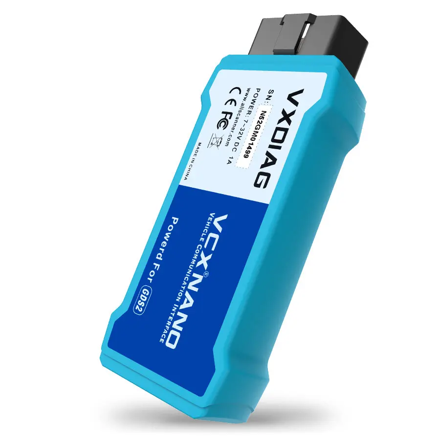 VXDIAG VCX Nano для GM/OPEL диагностический программируемый инструмент с GDS2 V21.0.01501/2020 4 Tech2WIN