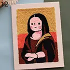 Набор для вышивки иглами с пряжкой, для начинающих, легкая вышивка сделай сам, шерстяная работа, домашний декор