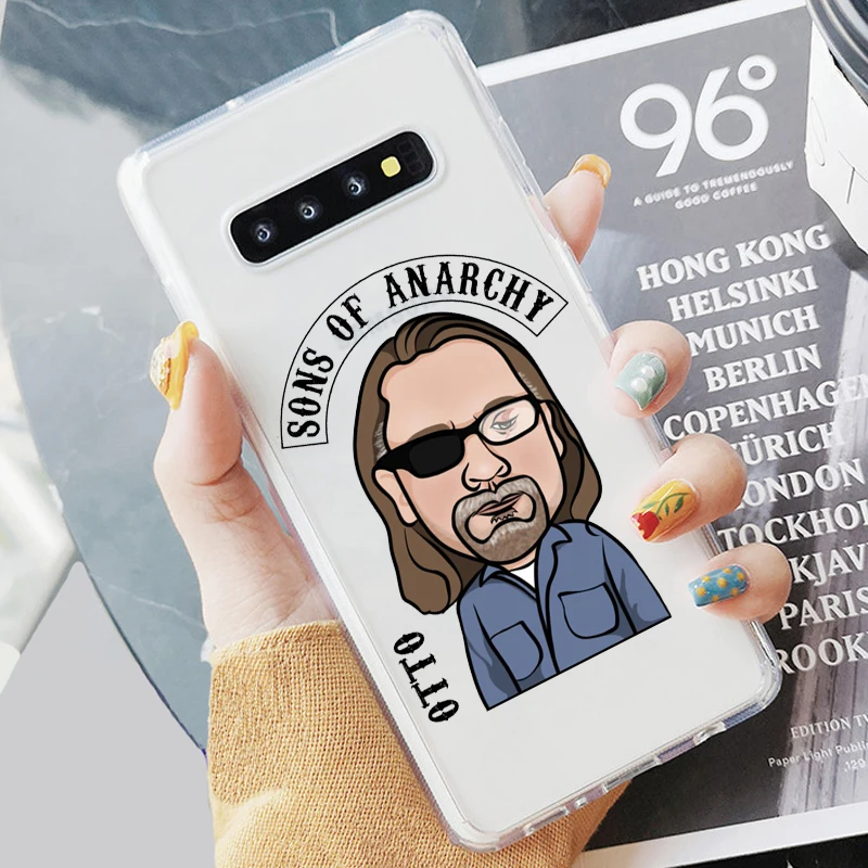 Американский ТВ сыновья анархия мягкий прозрачный чехол для телефона Fundas Coque для samsung A5 A50 S7 S9 S8Plus S10 A6 A8P Note8 - Цвет: TPU