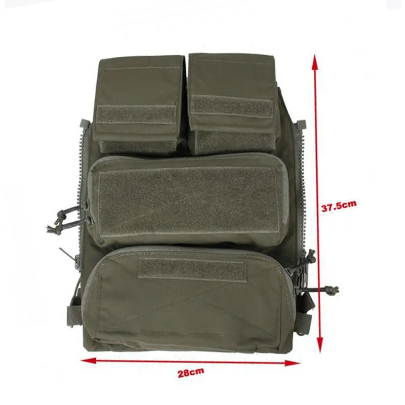 

TMC3107-RG# TMC Tactical Vest Zipper Pouch Bags for Tactical Vest 16-19 AVS JPC2.0 CPC Free Shipping