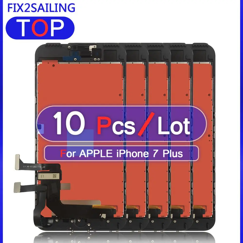 10 шт. качество AAA +++ для Apple iPhone 7 Plus 5 супер ЖК дисплей 100% Протестировано рабочий