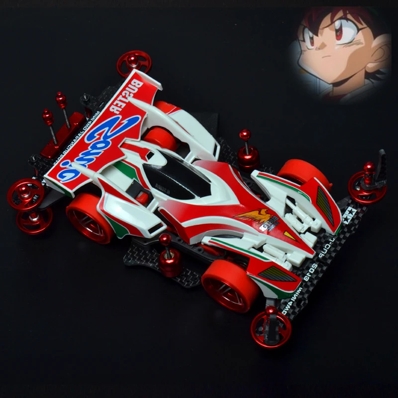 Tamiya CYCLONE MAGNUM Mini 4WD модели автомобилей с AR шасси из алюминиевого сплава ролики