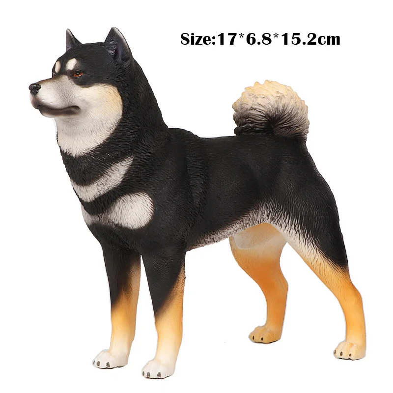 Золотистый ретривер Акита Сиба ину модель бульдога имитация модели животных