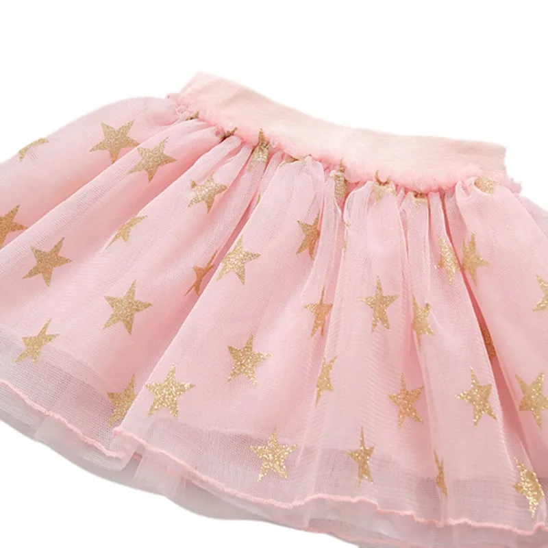 Модная Милая летняя юбка пачка для маленьких девочек сетчатая принцессы