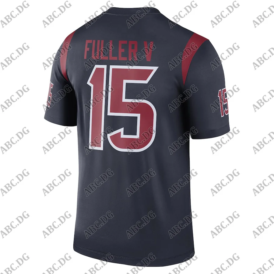 

Customized Stitch American Football Jersey Men Women Kid Youth Will Fuller V Houston Color Rush Legend Jersey - Navy