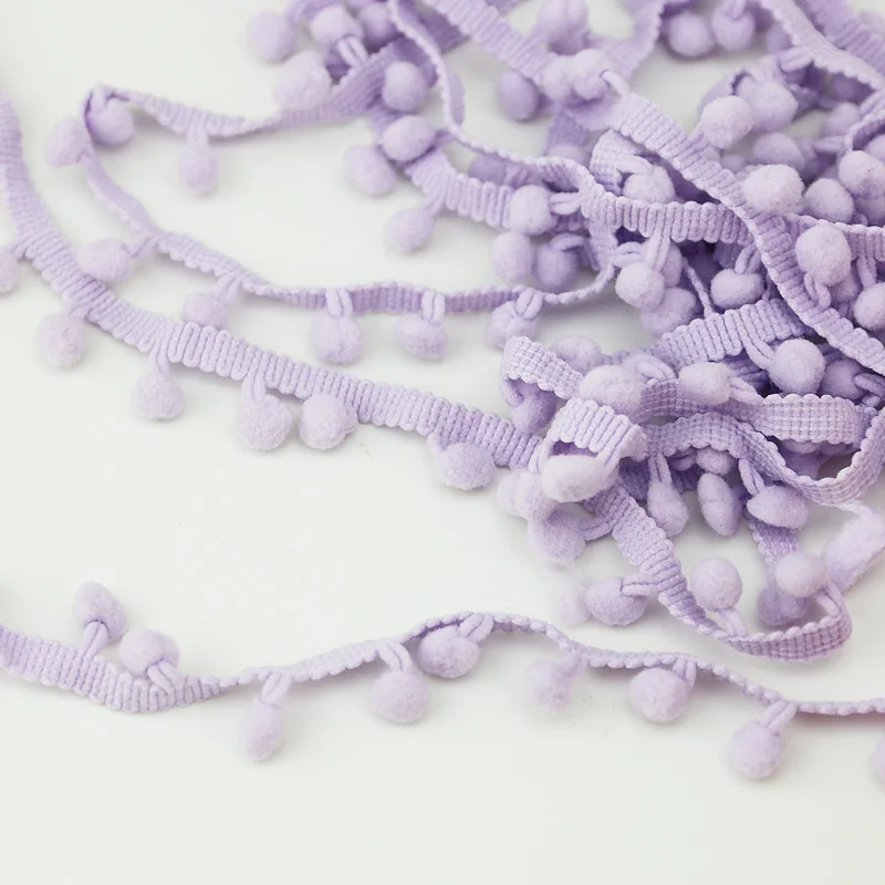 (20 ярдов/партия) 10 мм Хлопок Шар кружева одежды отделка DIY Швейные материалы