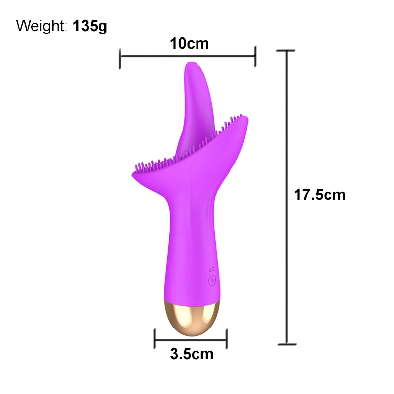 Вибратор для женщин Стимулятор клитора фаллоимитатор лизание киски секс шоп