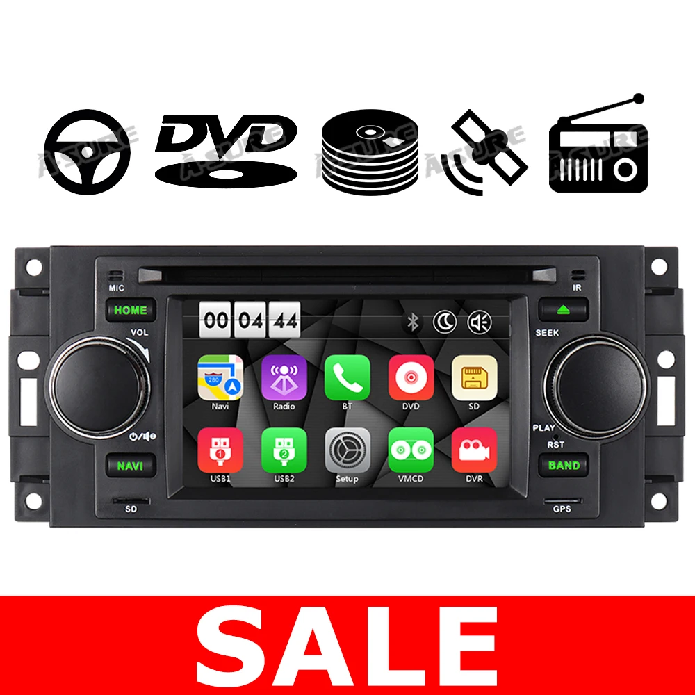 A sure Автомобильный мультимедийный плеер 5 дюймов Авто Радио Стерео DVD GPS Навигация