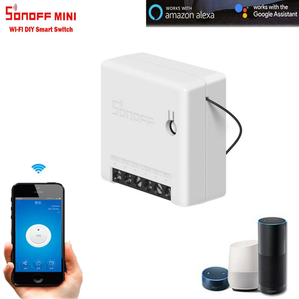 Мини переключатель Sonoff с Wi Fi модуль таймера самостоятельная автоматизация