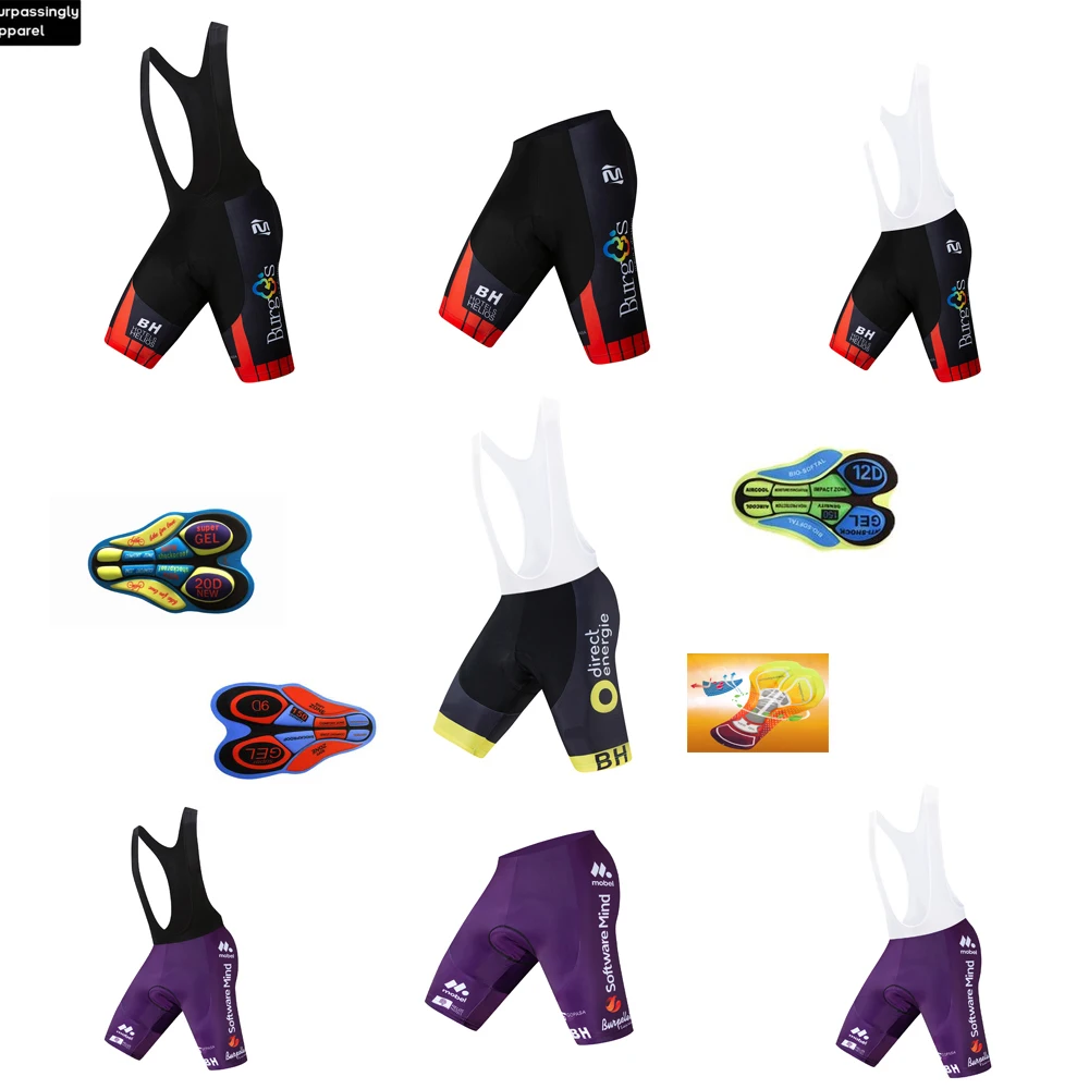 Велосипедные шорты BH 6XL 2019 MTB 20D с гелевыми подушечками мужские уличные для