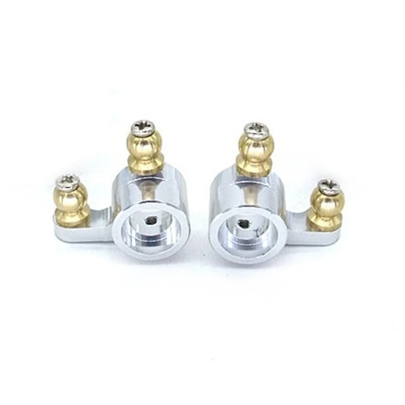 

2Pcs Metal Front Wheel Steering Cup Turn Cup Upgrade Accessories for WPL D12 1/10 RC Truck Car Parts
