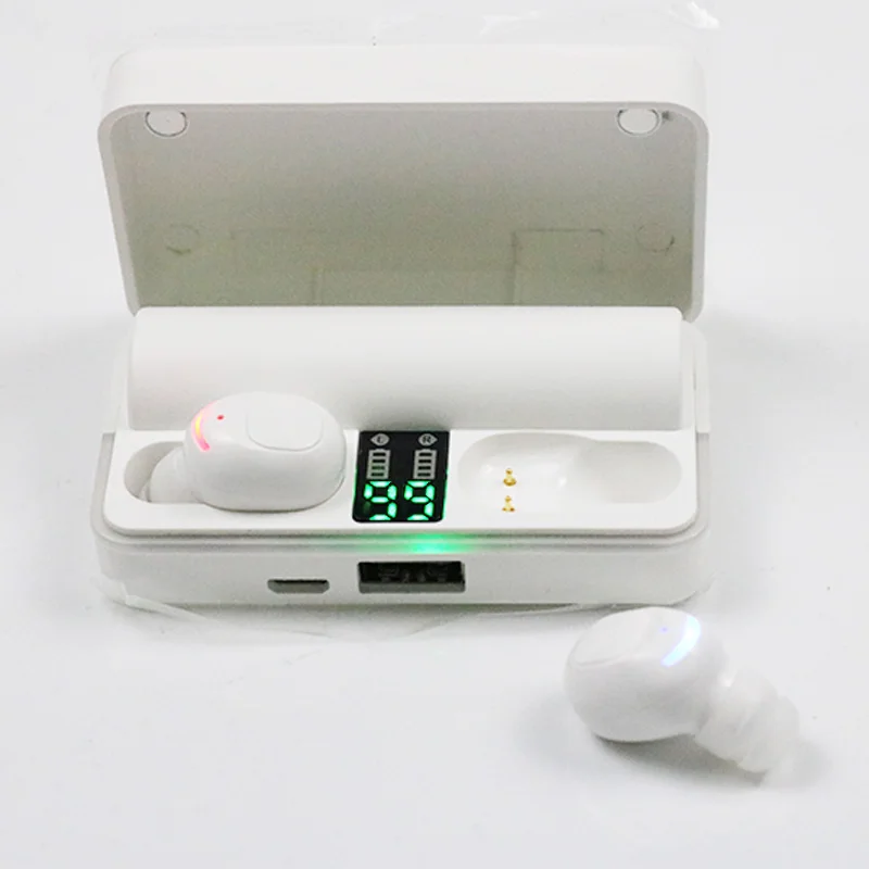 W12 TWS Беспроводная Bluetooth Мини спортивная стереогарнитура портативная зарядная