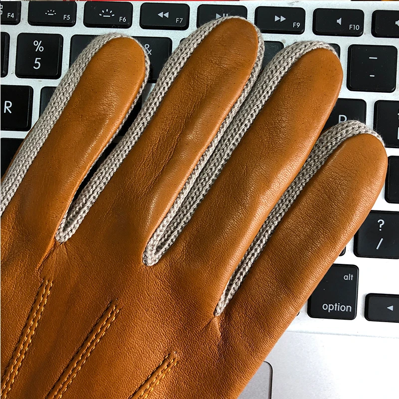 Мужские кожаные перчатки из овечьей кожи|Мужские перчатки| |