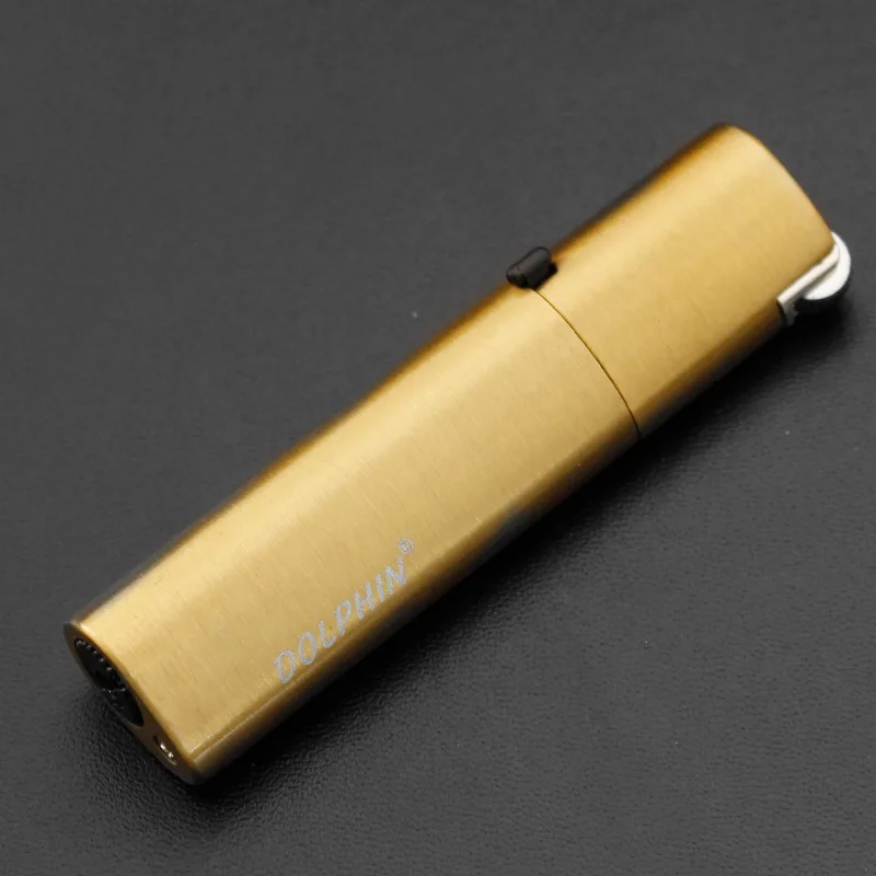 Компактная зажигалка карманная Бутановая Зажигалка с металлическим замком