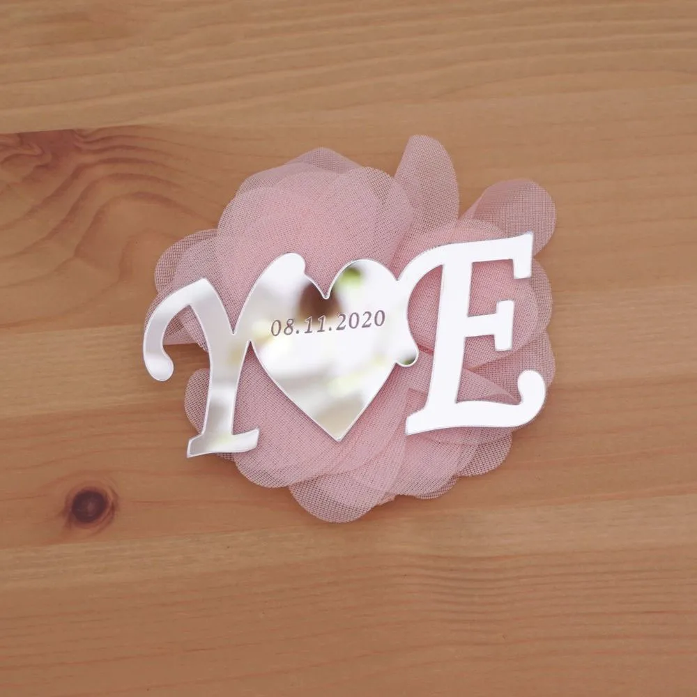 Индивидуальные буквы на заказ свадебные пригласительные открытки акриловые