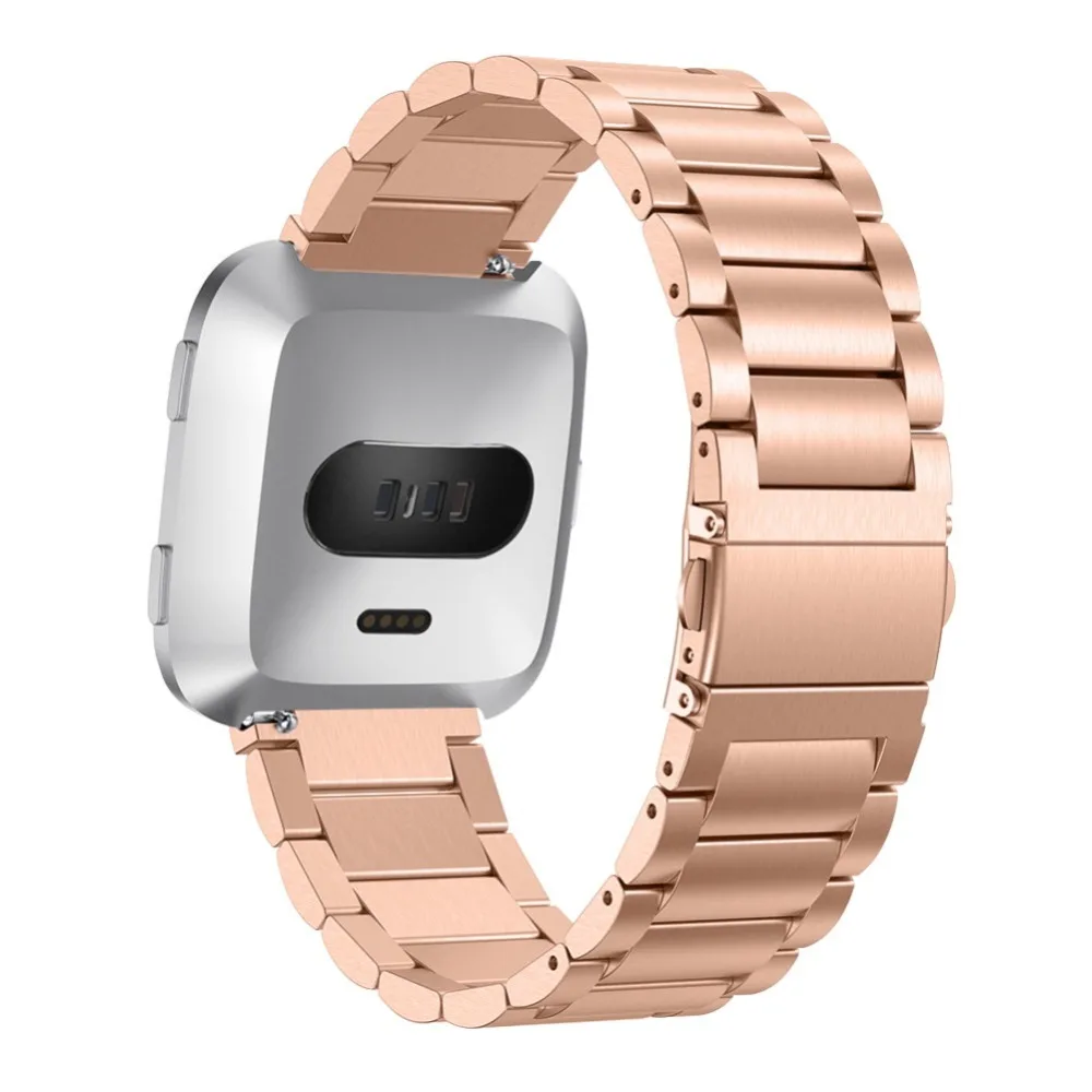 Браслет из нержавеющей стали для часов Fitbit Versa 2 браслет lite металлический ремешок