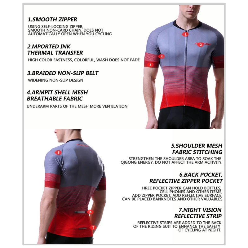 Быстросохнущая велосипедная Джерси PHMAX одежда для горного велосипеда дышащая