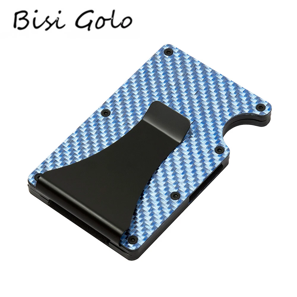 Держатель для смарт карт BISI GORO из углеродного волокна с технологией RFID 2020 новый