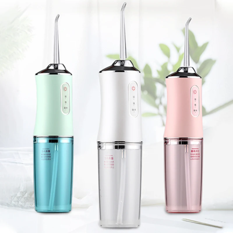 

240ML Portable Oral Irrigator Cordless Electric Water Flosser Waterproof USB Rechargeable Teeth Cleaner Dental Flusher 1000mAh